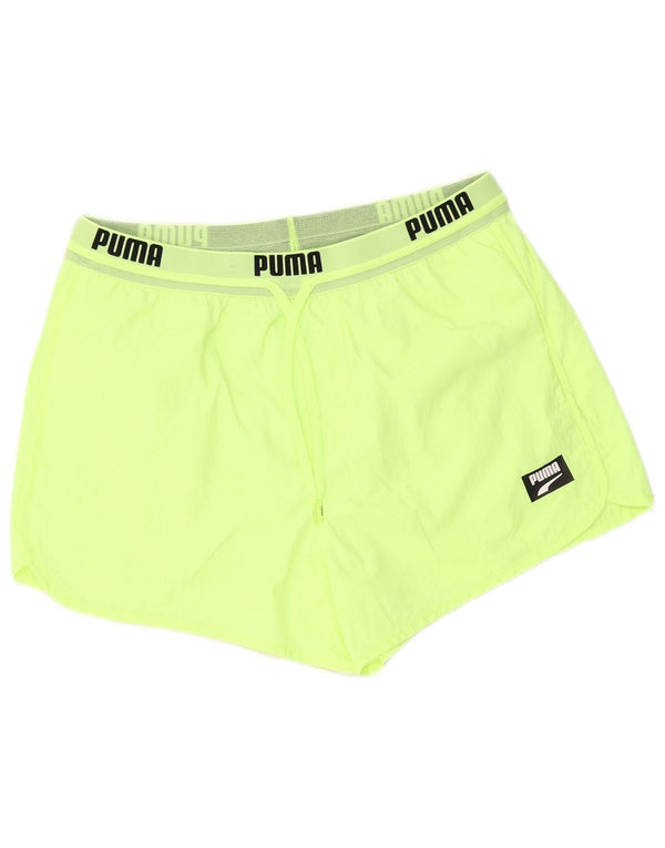 Puma Mens Graphic Sport Shorts Medium Green Polyamide