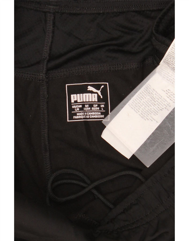 PUMA Pantalon de Survêtement Graphique Homme Large Noir Polyester