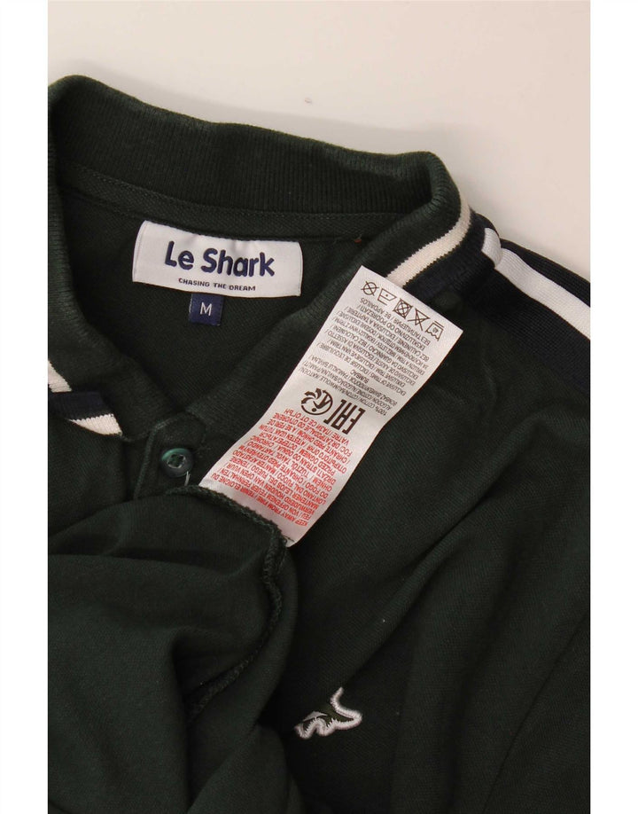 Le Shark Polo Homme Vert Moyen Coton