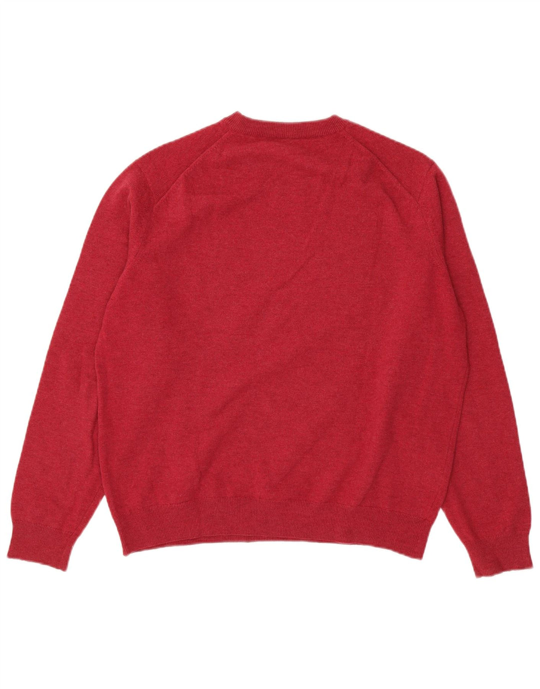 Lacoste Pull ras du cou pour homme Taille 5 Grande laine d'agneau rose
