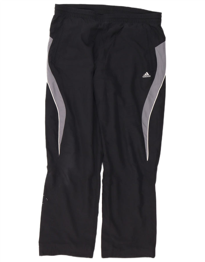 ADIDAS Pantalon de survêtement pour hommes Large Noir Colorblock Polyester