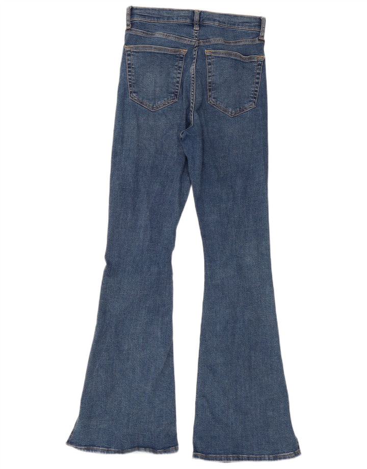 Topshop Jean évasé femme W28 L32 bleu coton