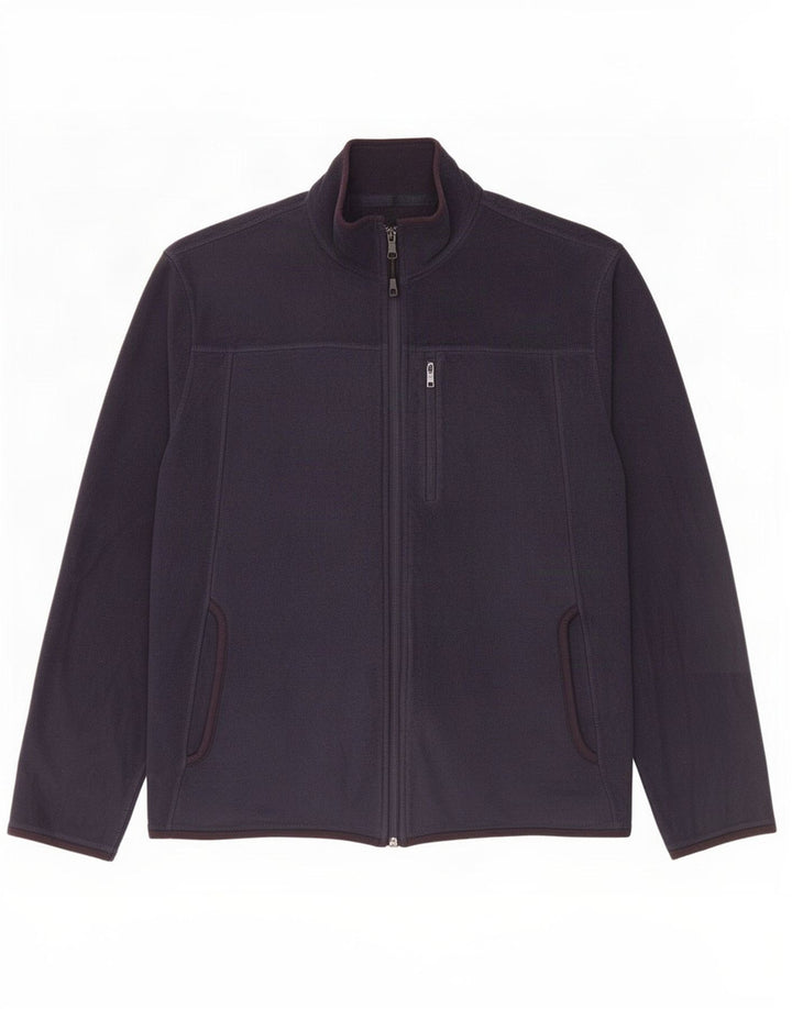 Marks & Spencer Veste polaire coupe régulière pour homme UK 38 Bleu marine moyen