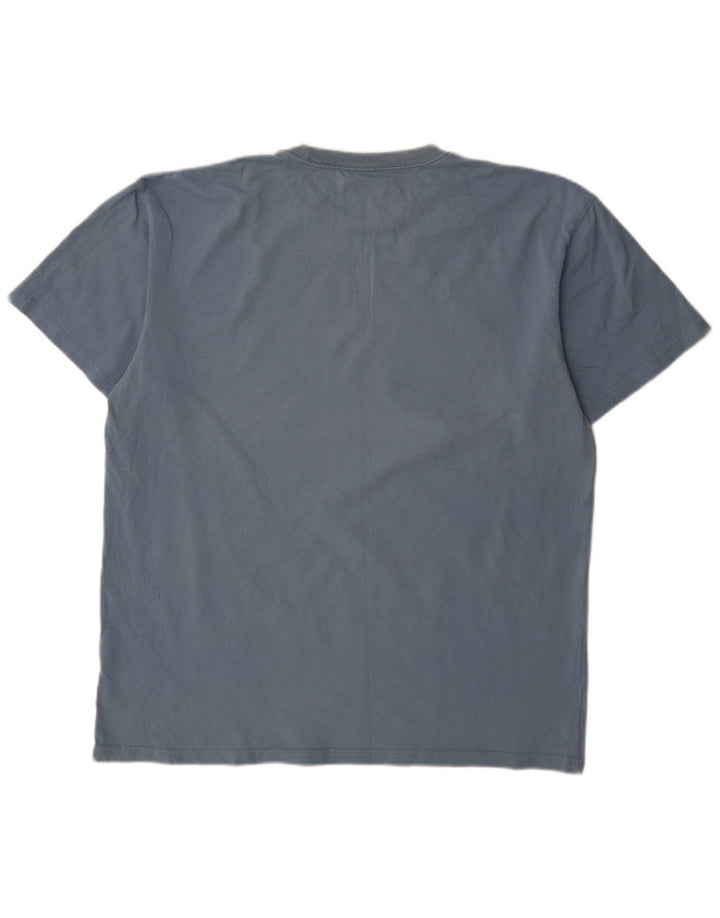 Carhartt T-Shirt Homme Top XL Bleu Coton