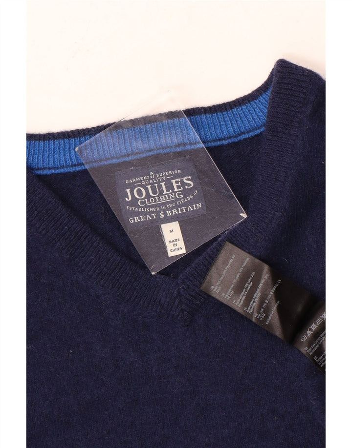 Joules Pull Col V Homme Bleu Marine Moyen Laine