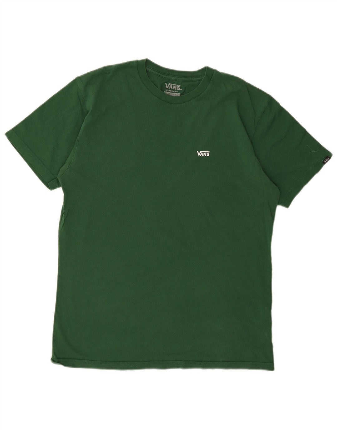 VANS T-shirt coupe classique pour homme en coton vert moyen