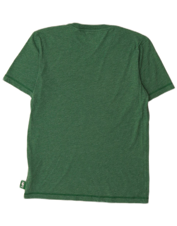 Adidas Hommes Boston Celtics Graphic T-Shirt Top Petit Vert Polyester