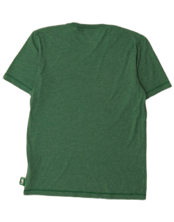Adidas Hommes Boston Celtics Graphic T-Shirt Top Petit Vert Polyester