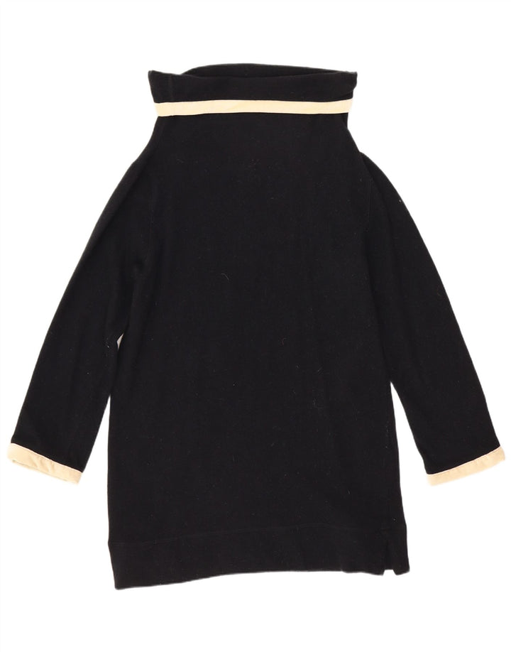 Fay Pull col roulé pour femme UK 14 Large Bleu marine Colourblock