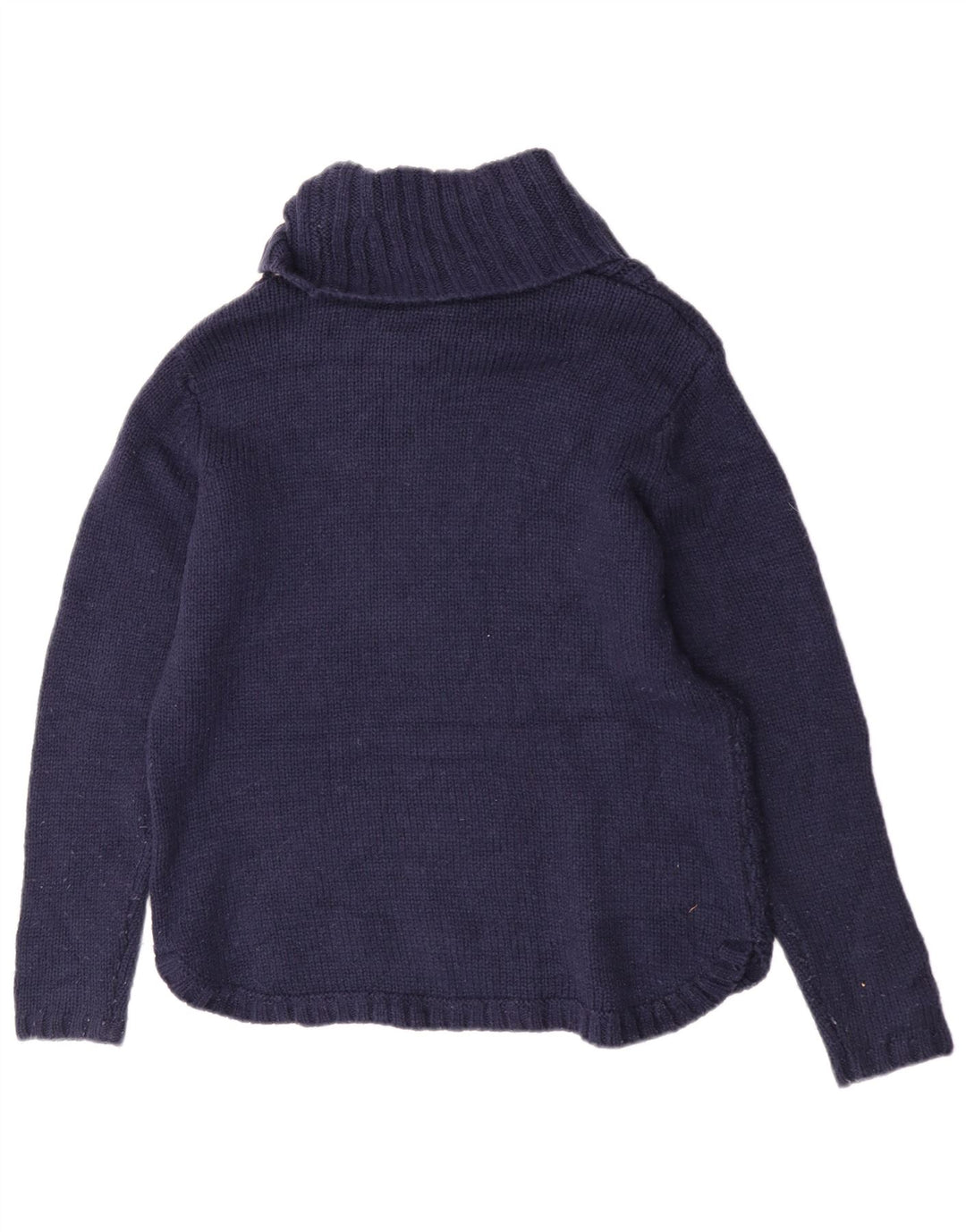 Joules Pull col roulé pour femme UK 12 Bleu marine moyen Acrylique