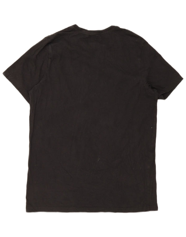 Tommy Hilfiger T-Shirt Homme Noir Moyen Coton