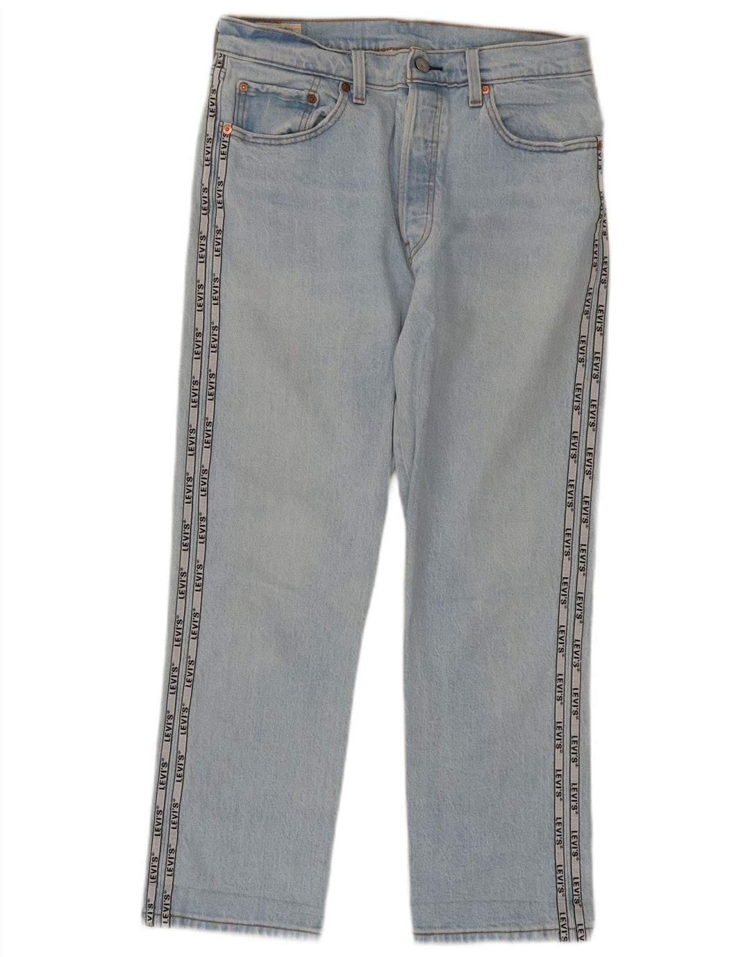 Levi's Jean Droit 501 Graphic Femme W30 L26 Bleu Colorblock