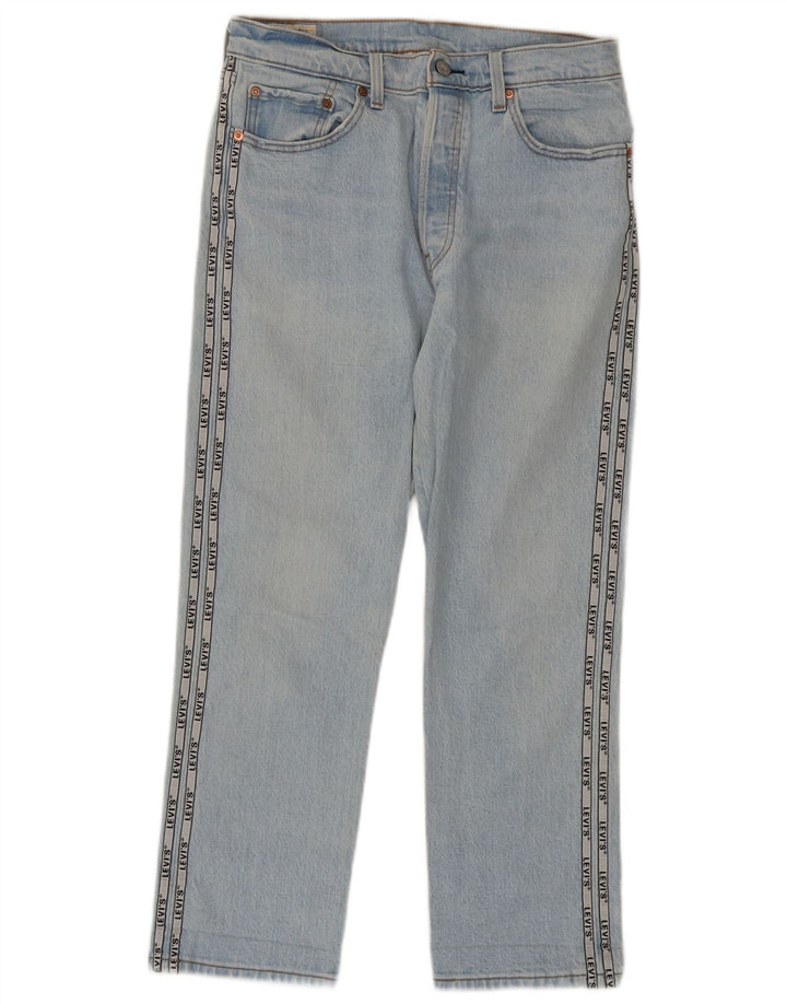 Levi's Jean Droit 501 Graphic Femme W30 L26 Bleu Colorblock