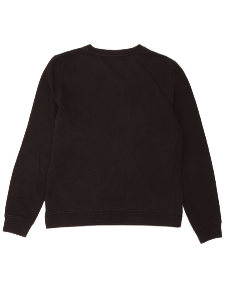 Tommy Hilfiger Sweat-shirt pour homme en coton noir Small