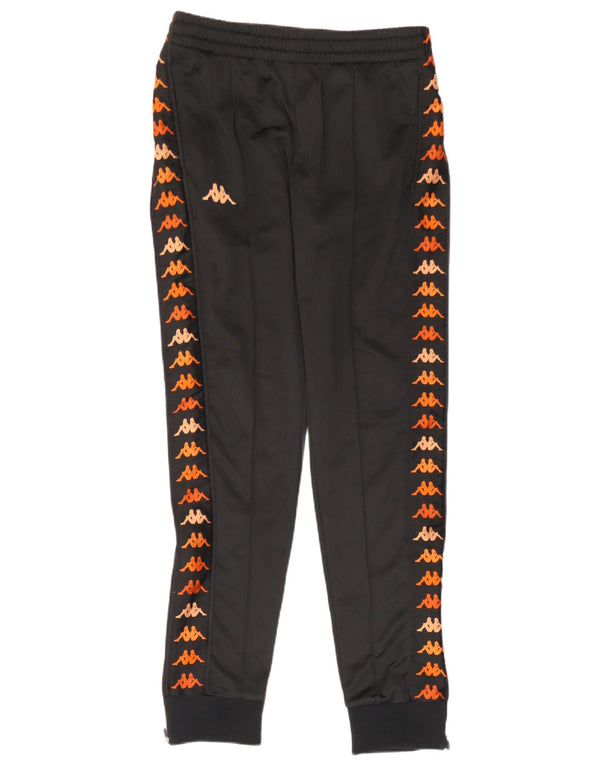 Kappa Pantalon de survêtement graphique pour femme UK 10 Small Noir