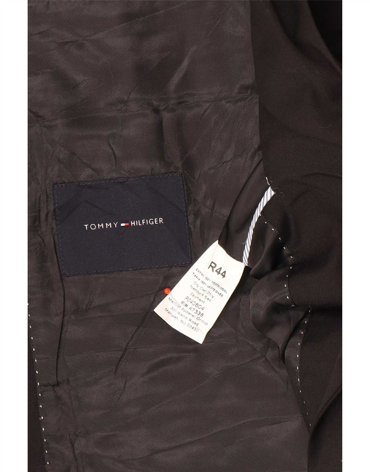 Tommy Hilfiger Veste blazer à 2 boutons pour homme UK 44 2XL Laine noire
