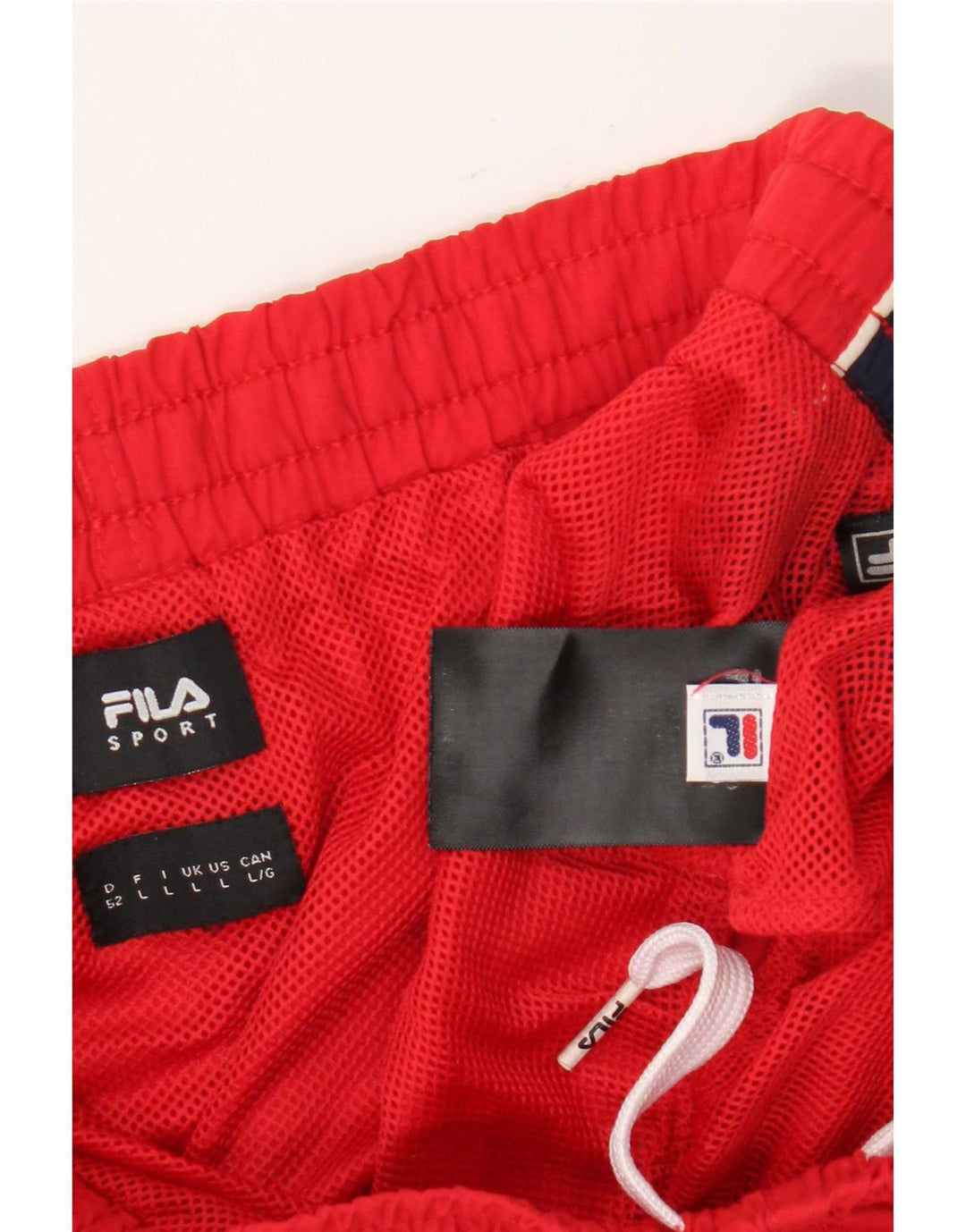 Fila Short Graphic Sport Homme Rouge Colorblock Polyamide