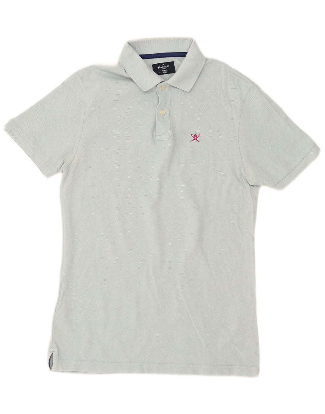 Hackett Polo Slim Fit Homme Petit Bleu Coton