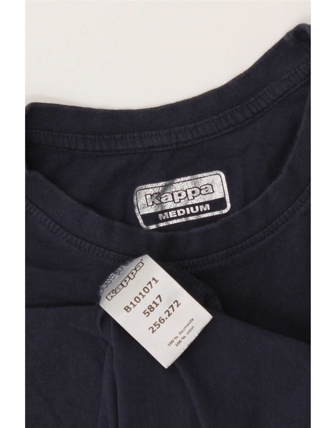 Kappa T-Shirt Homme Bleu Marine Moyen Coton