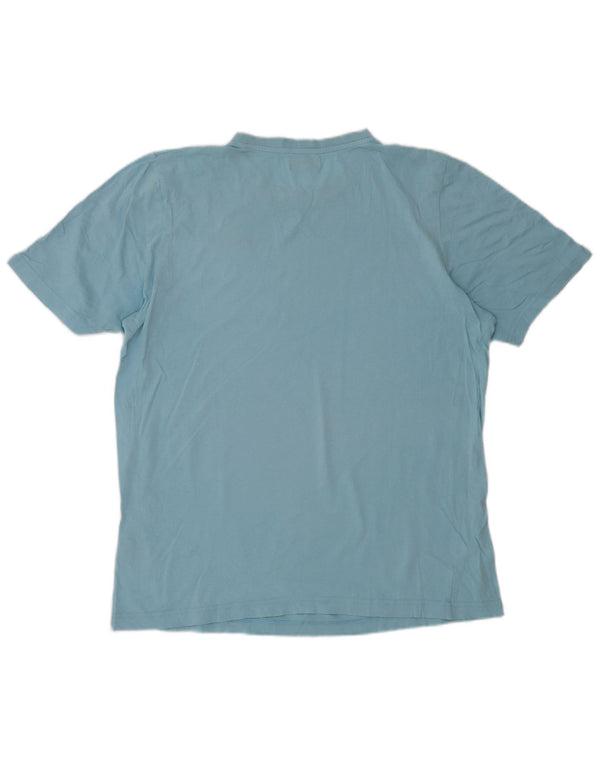 Kappa T-Shirt Homme Haut Large Bleu Coton
