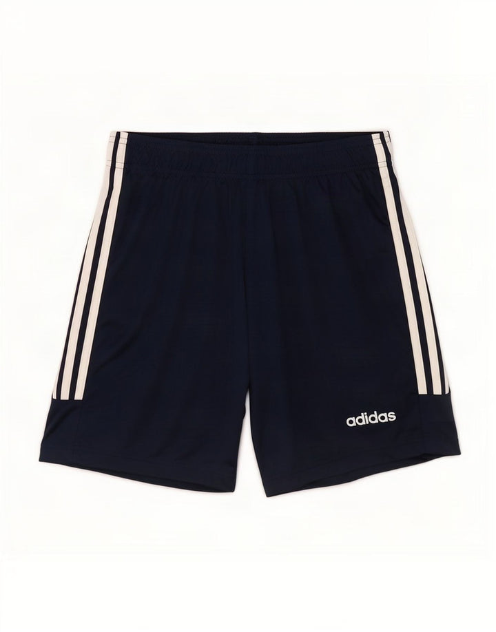 Adidas Hommes Climalite Sport Shorts Petit Bleu Marine Polyester