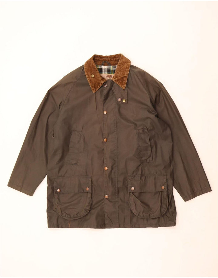 Conbipel Veste ample en coton ciré pour homme UK 34 XS Kaki Polyester