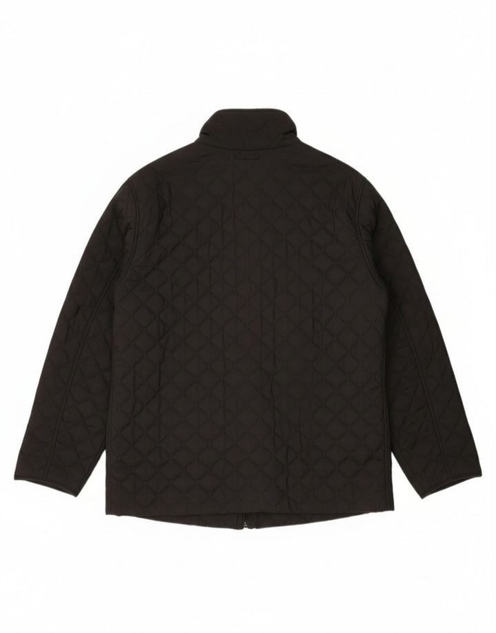 Ellesse Veste matelassée pour femme UK 14 Large Noir