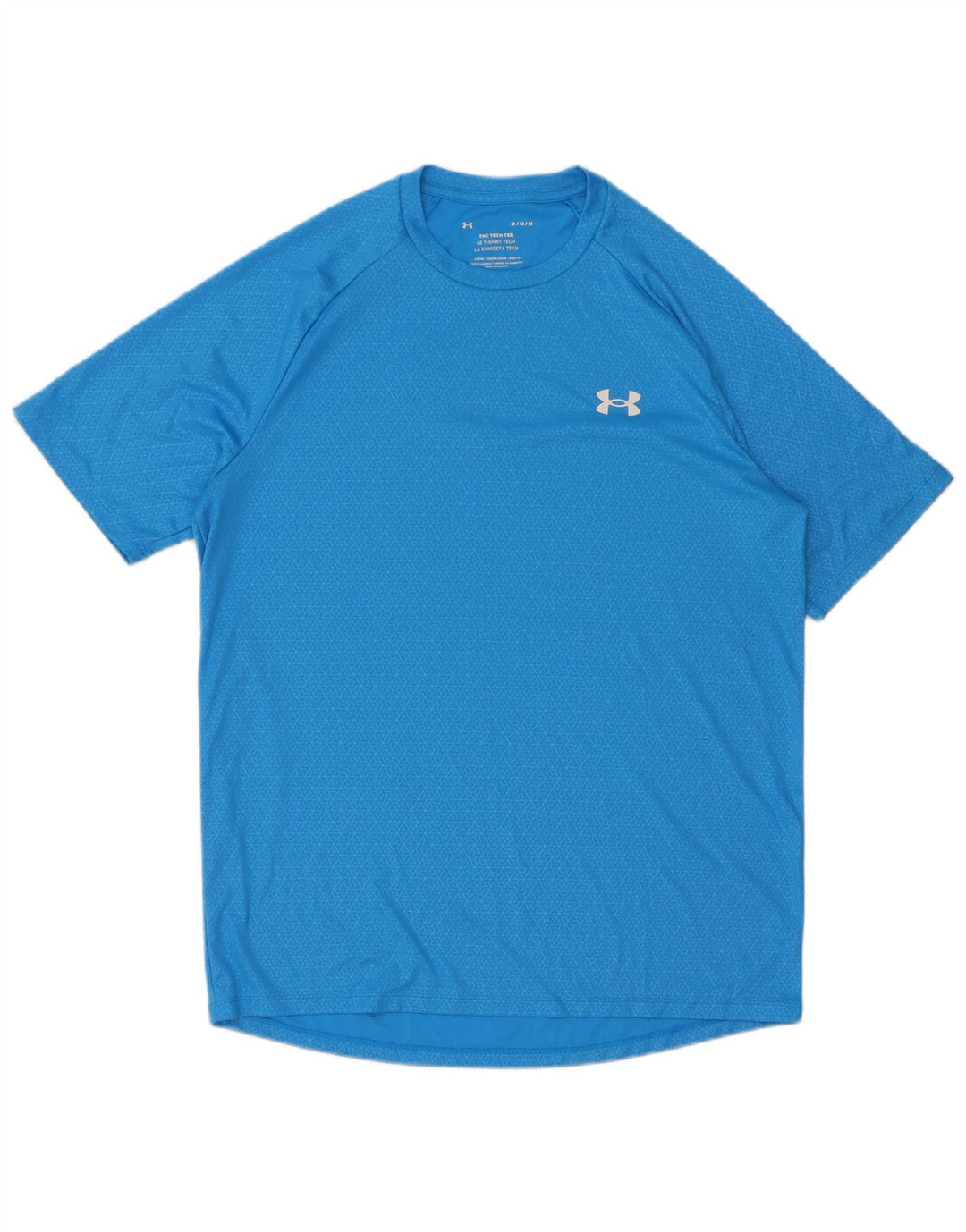 Under Armour T-Shirt Homme Bleu Moyen Géométrique