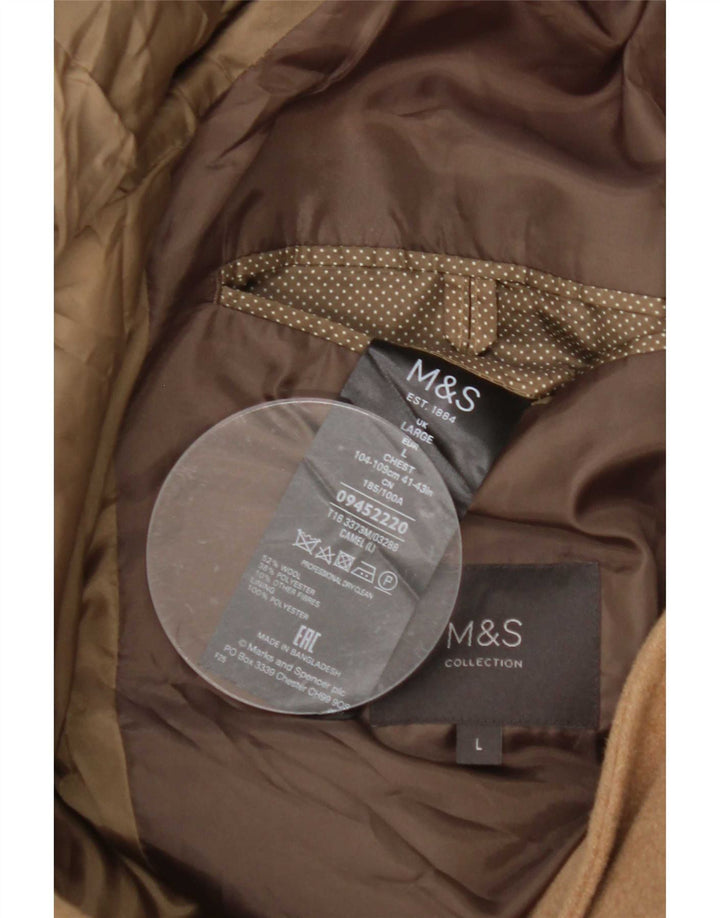 Marks & Spencer Manteau pour homme UK 40 Grande laine beige