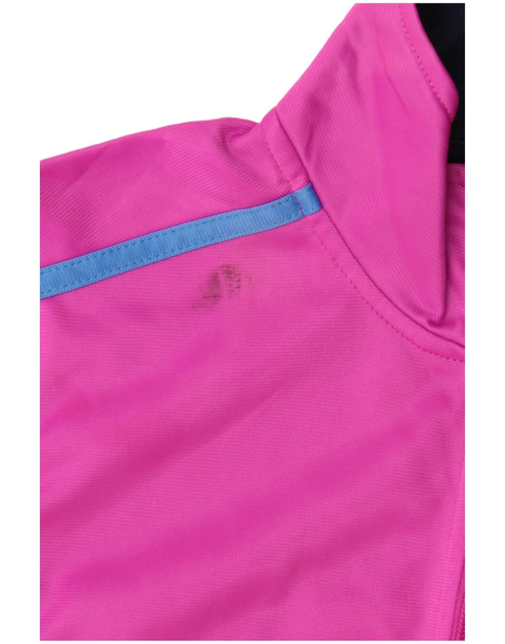 Diadora Veste de survêtement pour femme UK 10 Small Rose Colourblock Polyester