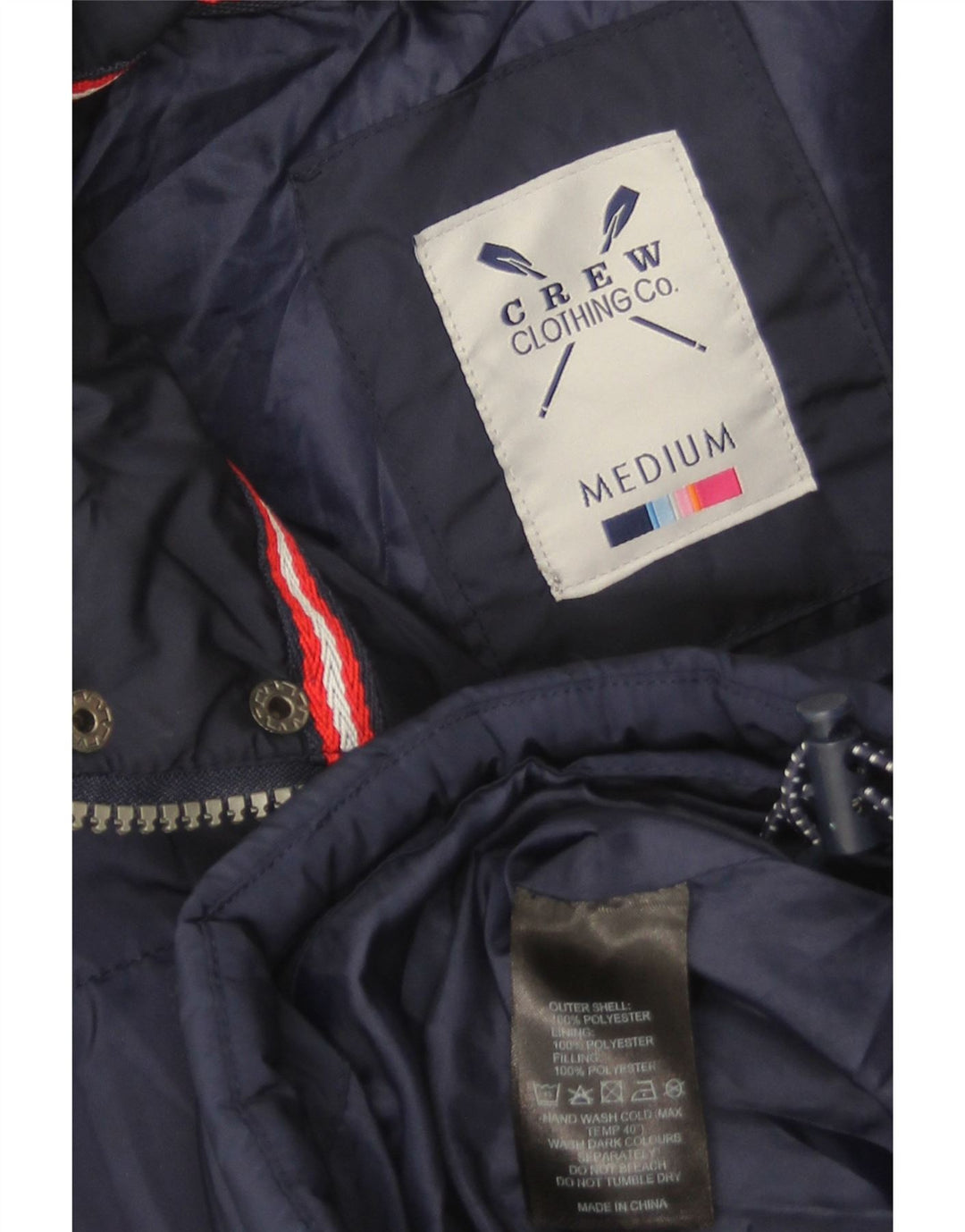 Crew Clothing Gilet rembourré pour homme UK 38 Bleu marine moyen Polyester