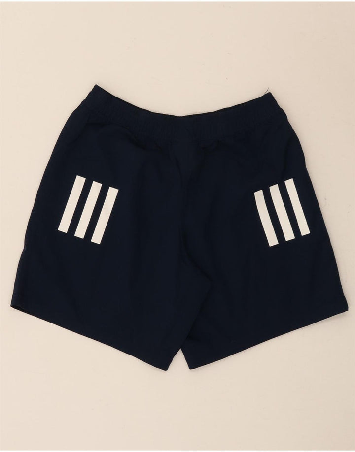 Adidas Short de sport graphique pour homme Petit bleu marine Polyester
