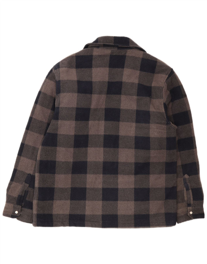 Dickies Chemise en flanelle Lumberjack pour hommes, grand carreaux en polyester bleu marine