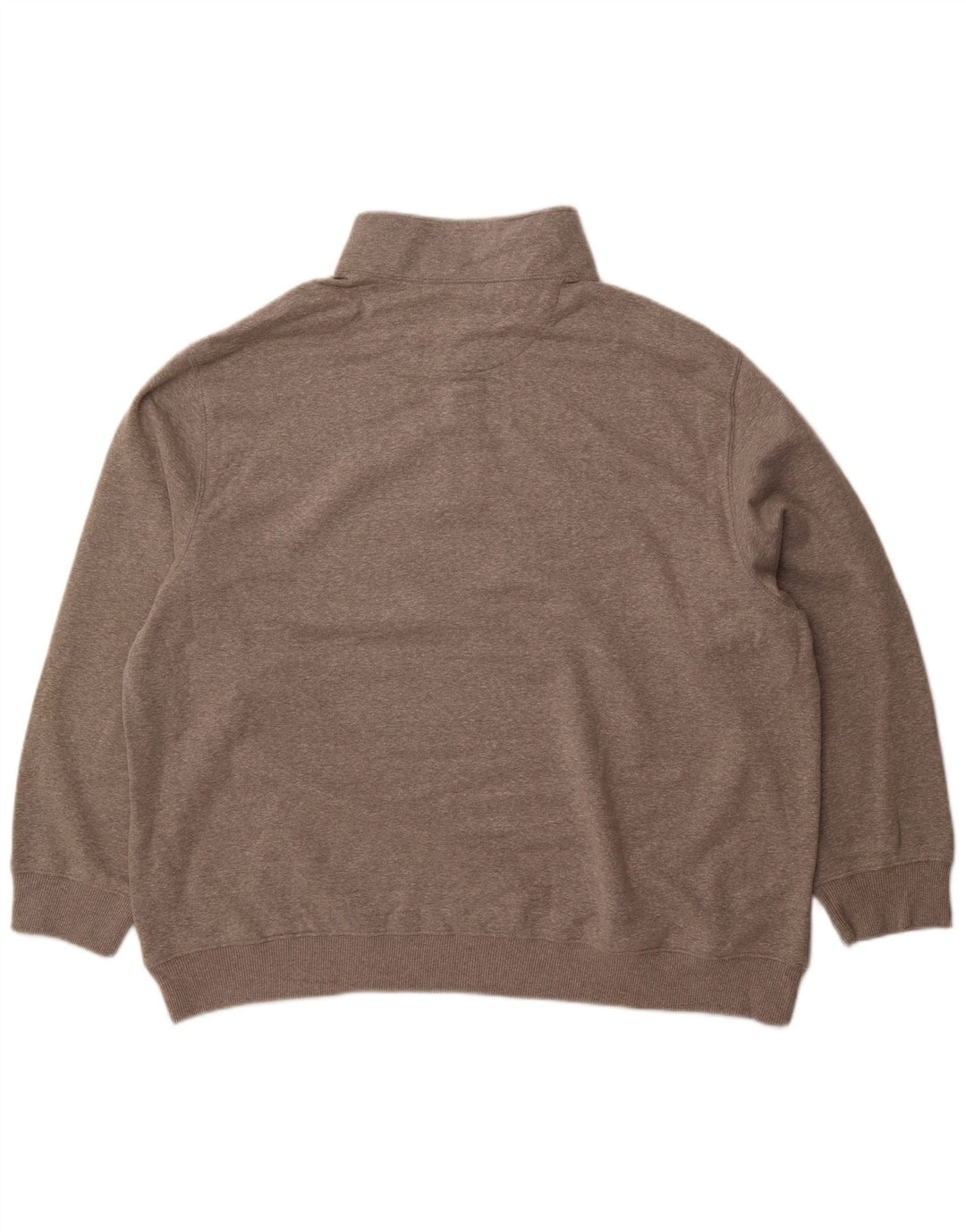 IZOD Sweat-shirt col zippé pour homme 2XL Gris Coton