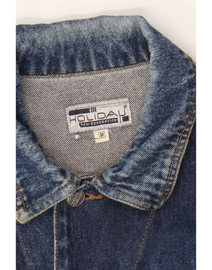 Holiday Veste en jean coupe régulière pour homme UK 38 Bleu moyen Coton