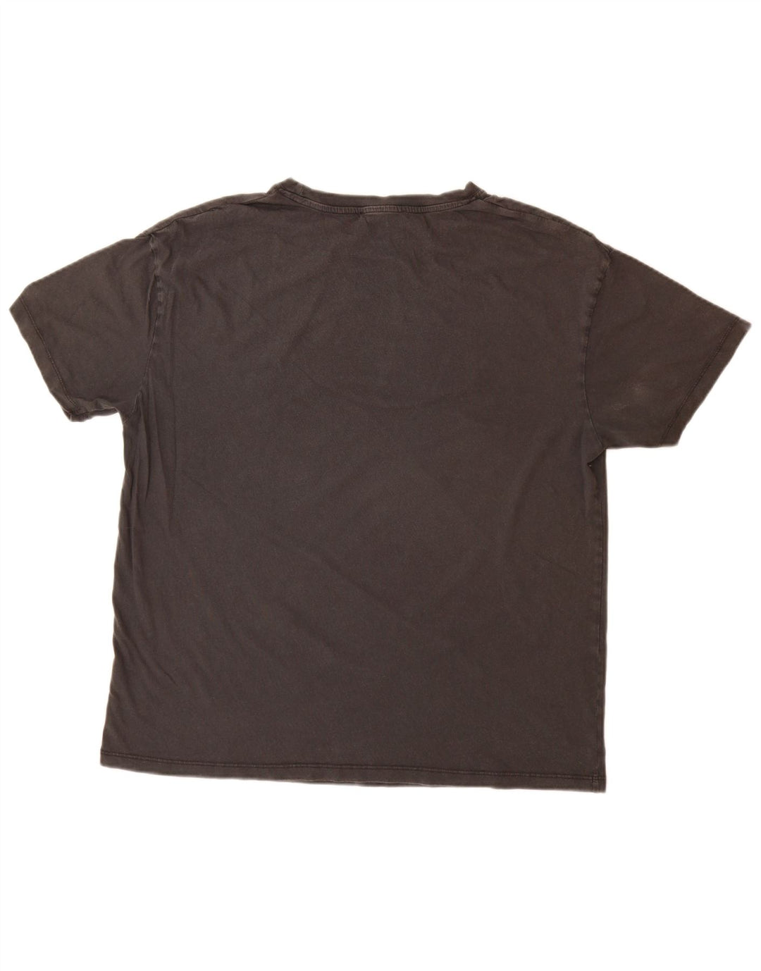 Pull & Bear T-Shirt Graphique Guns & Roses Homme Gris Large Coton