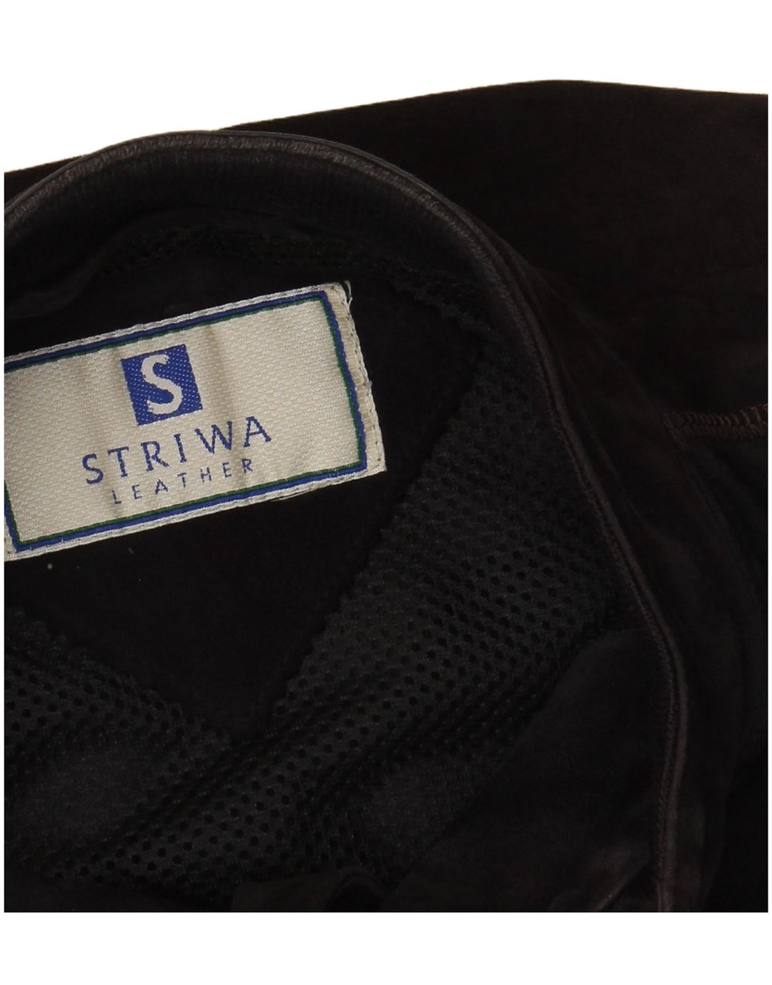 STRIWA Gilet en daim pour homme UK 38 Cuir bleu marine moyen