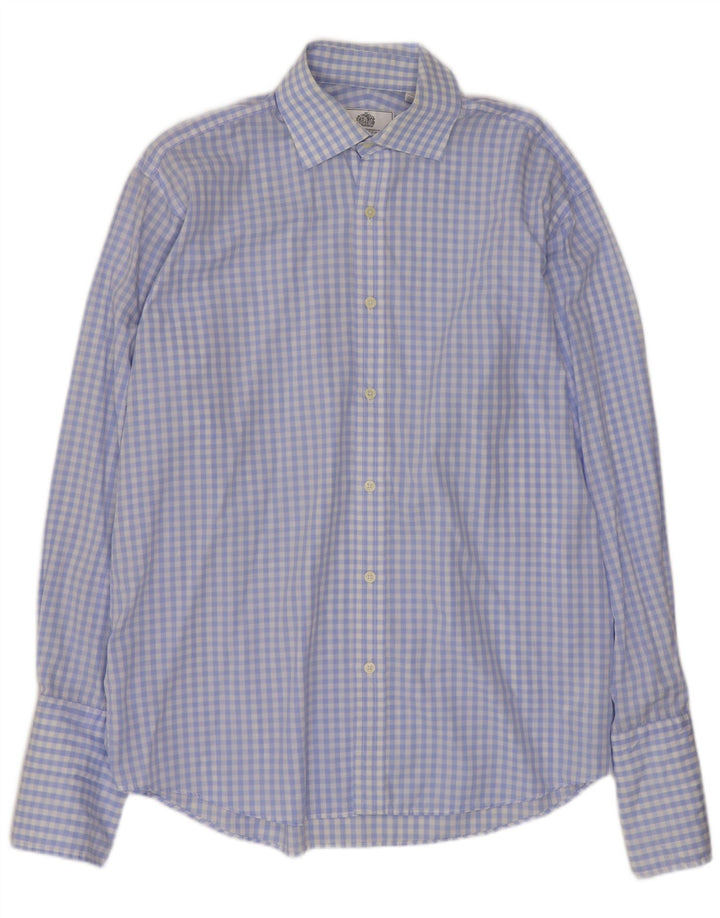 Van Heusen Chemise Homme Taille 41 16 Grand Coton Vichy Bleu