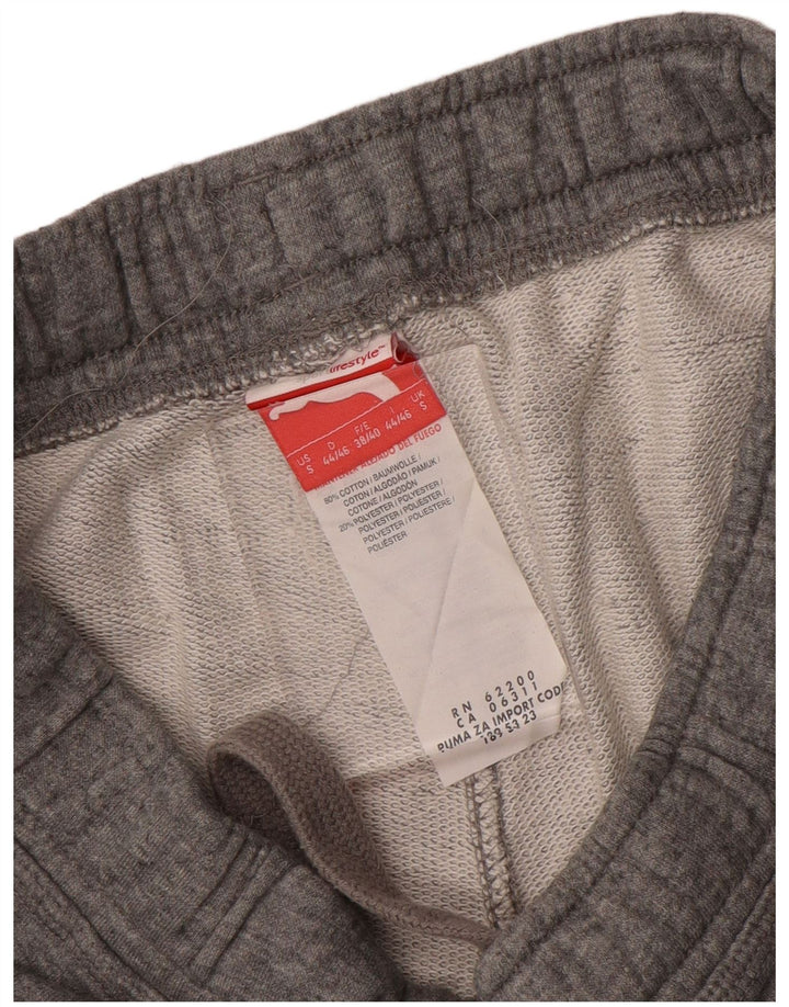Puma Pantalon de Survêtement Homme Petit Gris Coton
