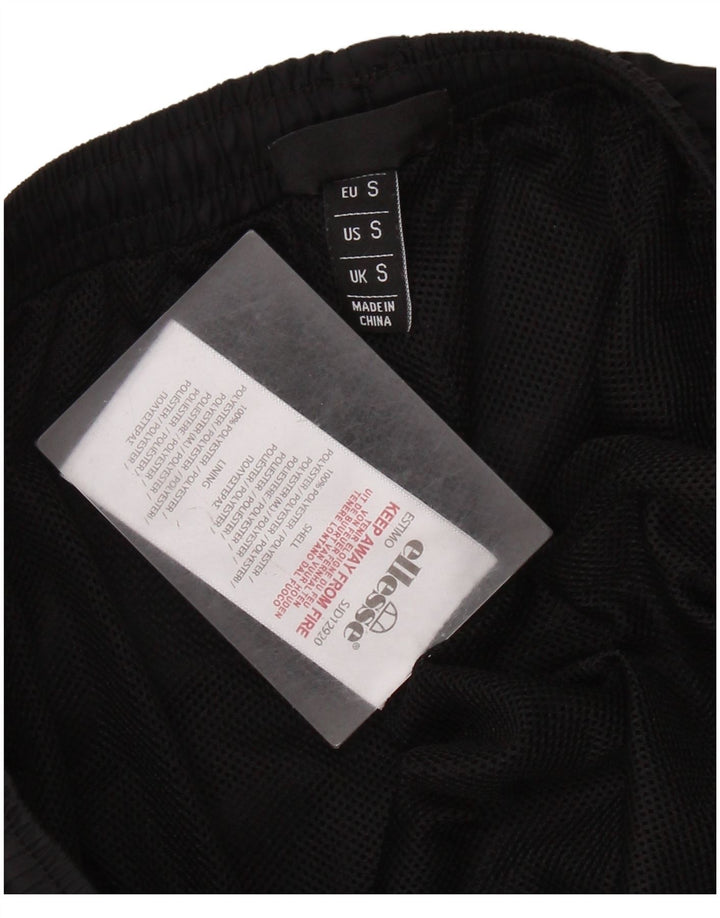 ELLESSE Pantalon de Survêtement Graphique Homme Joggers Petit Noir Polyester