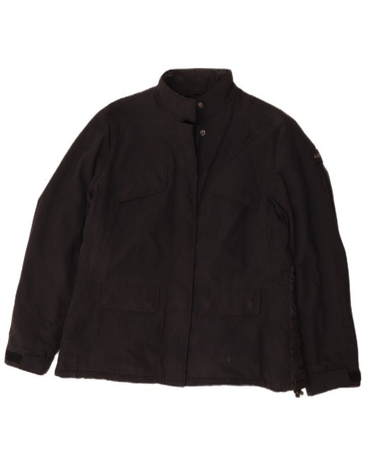 Aspesi Veste Coupe-Vent Femme UK 18 XL Noir Polyamide