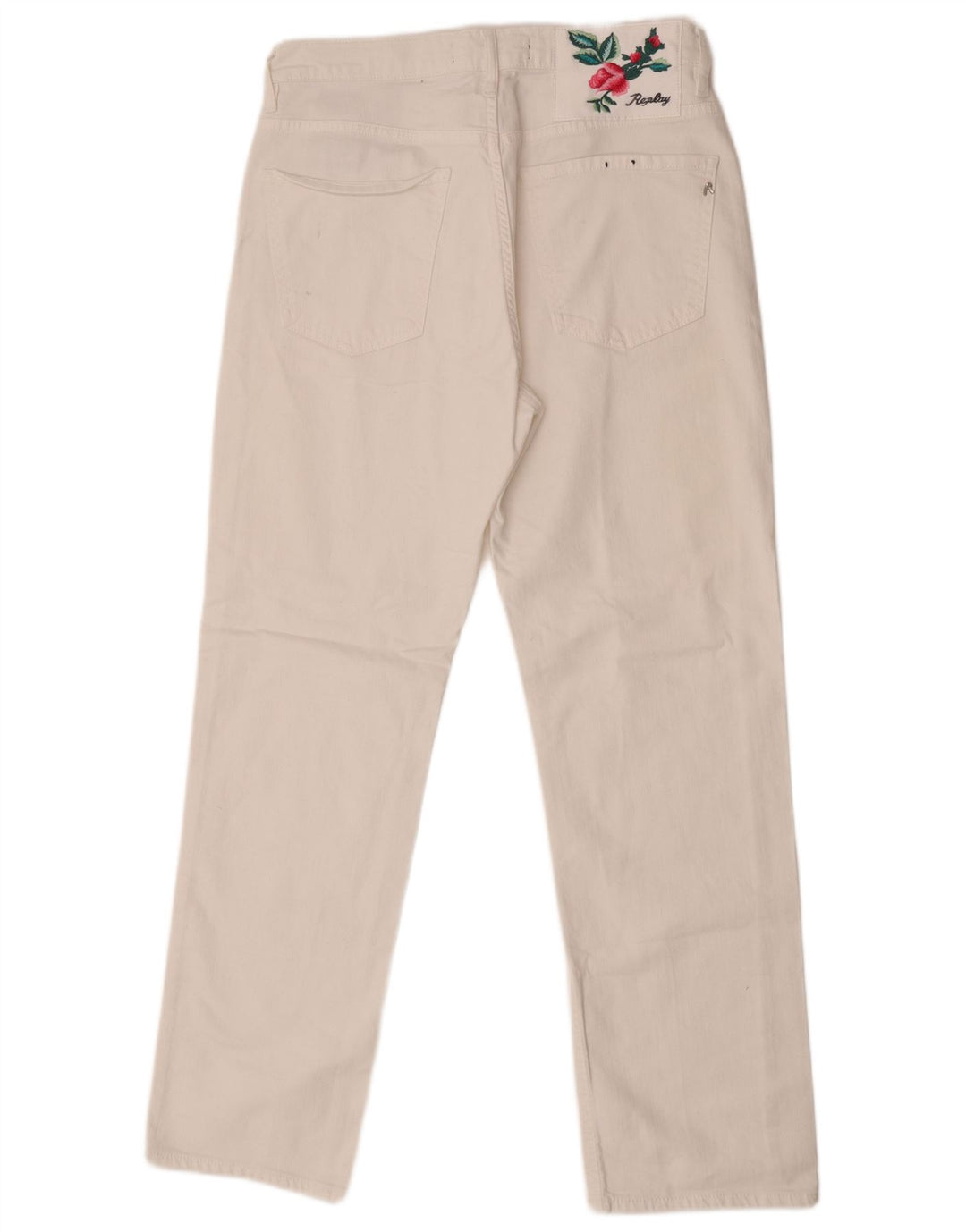 Replay Jean droit femme W28 L29 coton blanc
