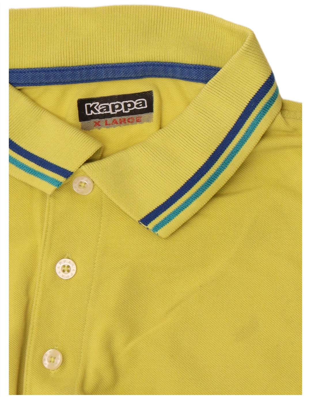 Kappa Polo Homme XL Jaune