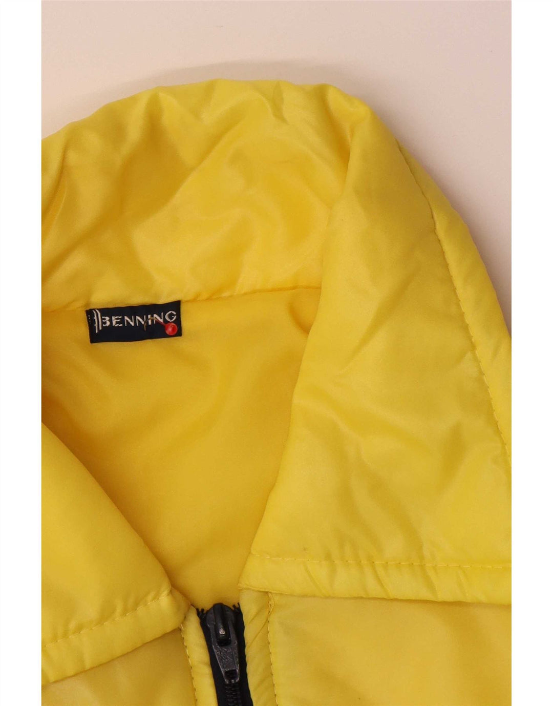 Veste Bomber Homme Vintage IT 48 Polyamide Colorblock Jaune Moyen