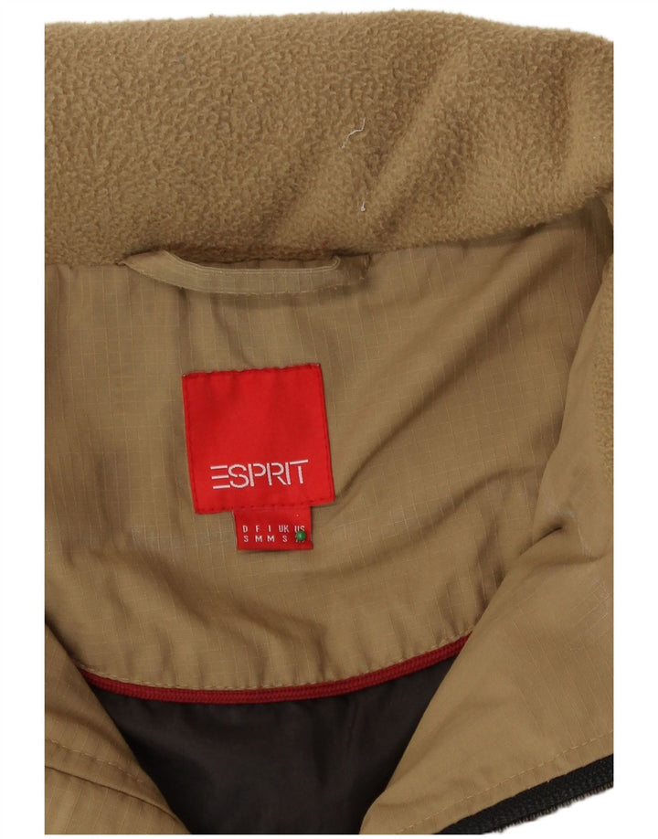 Esprit Veste matelassée coupe ample pour homme UK 36 Small Beige Nylon