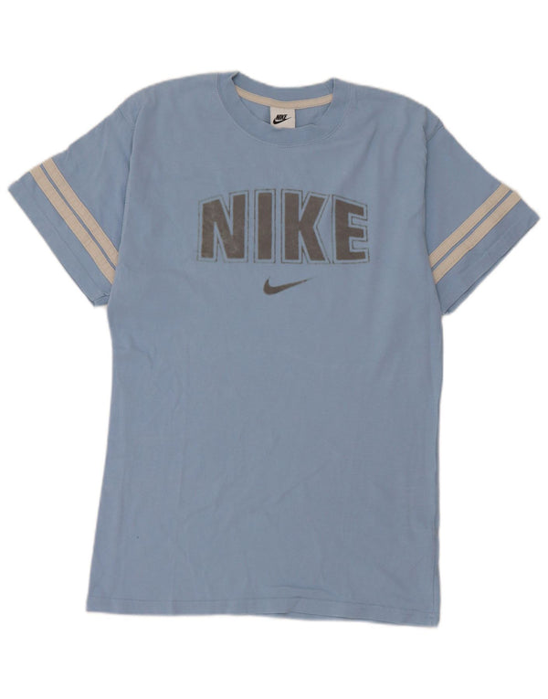 Nike Mens Graphic T-Shirt Top XS Bleu Coton