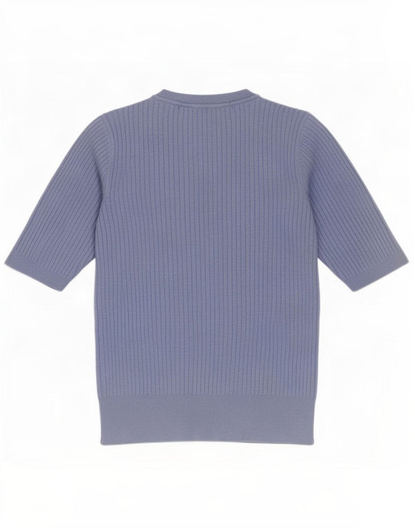 Marks & Spencer Pull ras du cou pour femme UK 8 Small Bleu