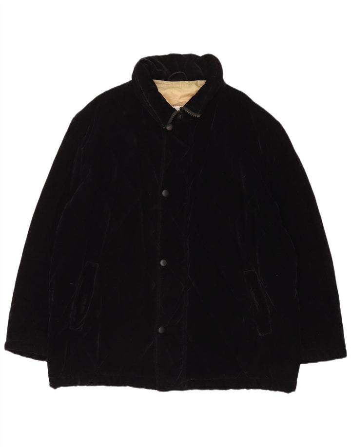 Trussardi Veste Coupe-Vent Matelassée Homme IT 54 2XL Noir Coton