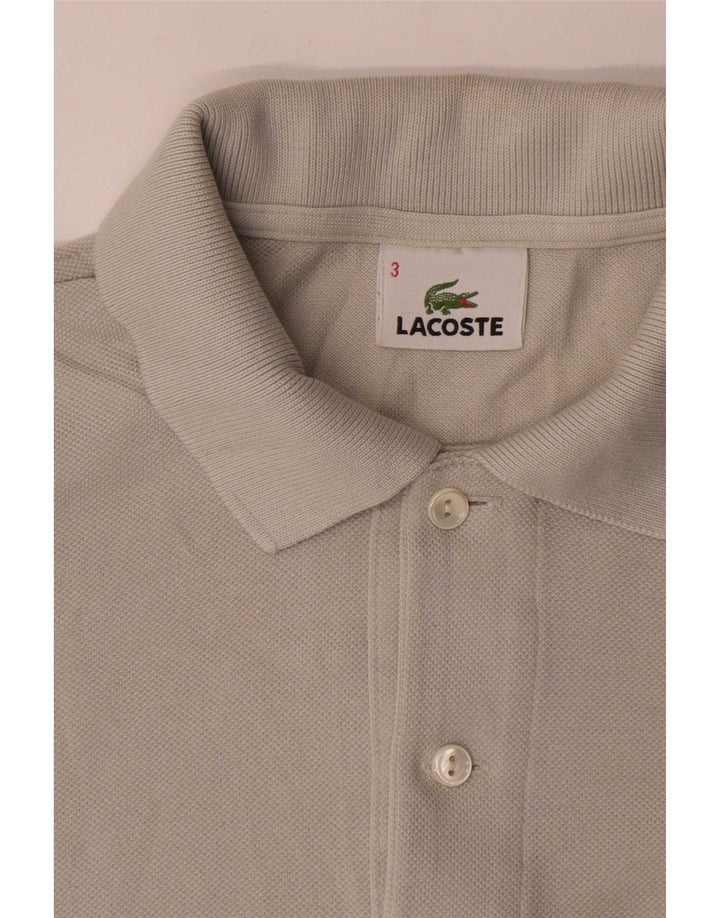 Lacoste Polo Homme Taille 3 Petit Gris Coton