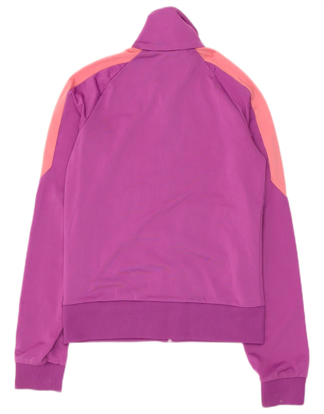 Puma Veste de survêtement pour femme UK 10 Small Violet Colourblock Polyester